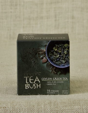 Ceylon Tea Bush Tea Bag Box - Ceylon Green Tea