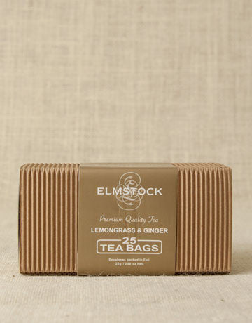 Elmstock Lemongrass & Ginger 25 Tea Bags