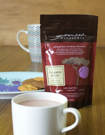 Grounded Pleasures African Red Drinking Chocolate - Cinnamon Spiced 200g