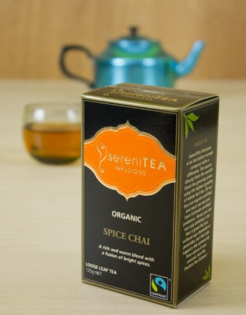 SereniTEA Infusions Spice Chai Loose Leaf Tea 125g in Box