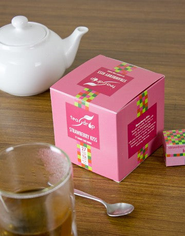 Tea Drop Tea Bag Box - Strawberry Kiss